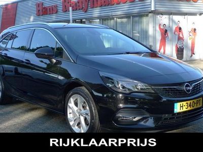 Zwart Occasion 2020 Opel Astra Edition+ Stationwagen | € 17.900