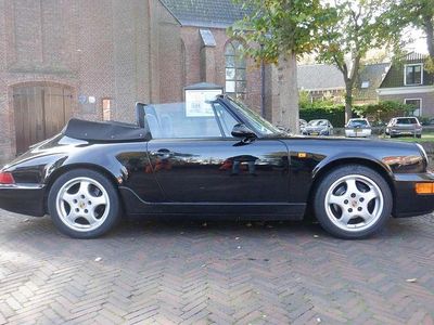 Occasion Porsche 911 Carrera Cabriolet 250 PK (183 kW) 1991 Zwart Cabriolet