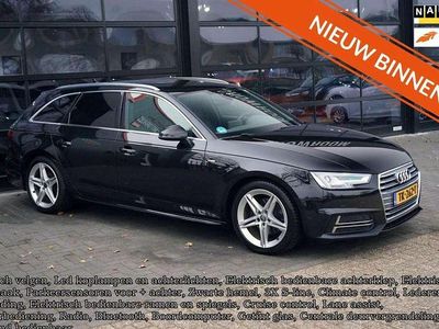Zwart (metallic) Occasion 2018 Audi A4 S-Line Stationwagen | € 16.940 (Iets duurder)
