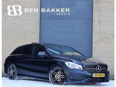 Zwart (metallic) Occasion 2019 Mercedes CLA180 Shooting Brake AMG line Stationwagen | € 19.900 (Goede deal)
