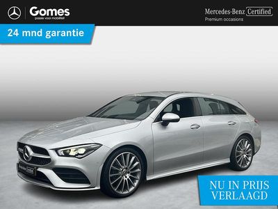 Zwart Occasion 2023 Mercedes CLA180 Shooting Brake AMG line Stationwagen | € 32.950 (Super prijs)