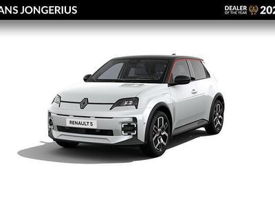 Nieuw Renault R5 Komfort 110 kW (150 PK) 2025 Blanc nacré + dakkleur noir étoilé (wit mica) Hatchback