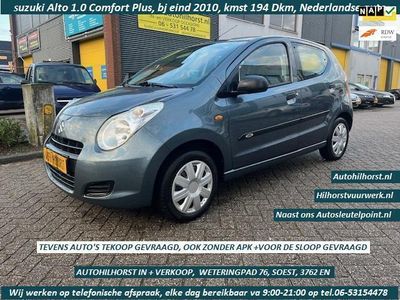 tweedehands Suzuki Alto 1.0 Comfort Plus , zeer nette auto, Nederlandse auto, nap-pas, diverse auto's rond de ¤2999,-