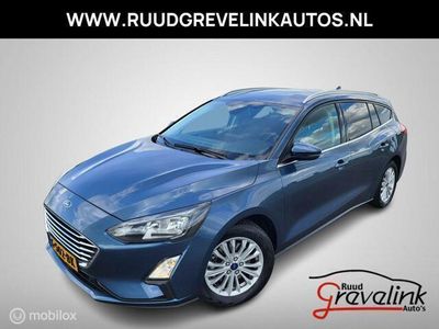 tweedehands Ford Focus Wagon 125 PK H6 Titanium Navigatie DonkerGlas Chroom Clima