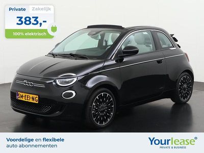 Zwart Gebruikt 2022 Fiat 500e La Prima Cabriolet | € 19.694 (Eerlijke prijs)