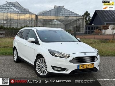 Wit Gebruikt 2017 Ford Focus Titanium Stationwagen | € 5.490 (Eerlijke prijs)