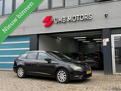 Occasion Seat Leon ST Ecomotive 110 PK (80 kW) 2015 Zwart Stationwagen