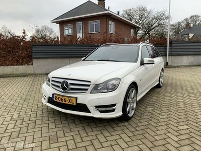 tweedehands Mercedes 350 C-KLASSE EstateAvantgarde Calciet Wit facelift