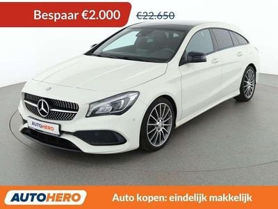 Wit Occasion 2017 Mercedes CLA200 Shooting Brake AMG line Stationwagen | € 20.849 (Goede deal)