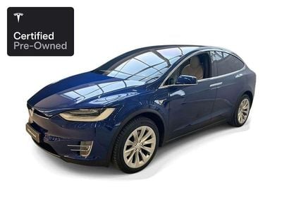 Blauw Gebruikt 2020 Tesla Model X Long Range AWD SUV | € 44.600 (Duur)