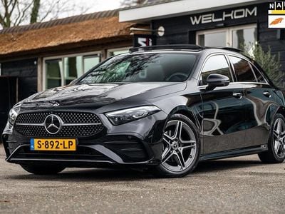Occasion Mercedes A200 AMG line 163 PK (119 kW) 2023 Zwart Hatchback