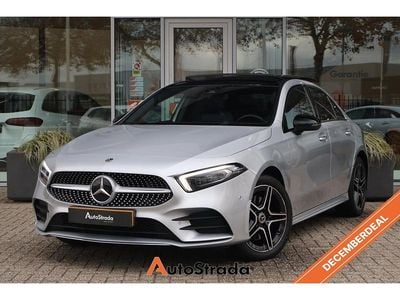 Grijs Gebruikt 2022 Mercedes A250 AMG line Sedan | € 27.900 (Eerlijke prijs)