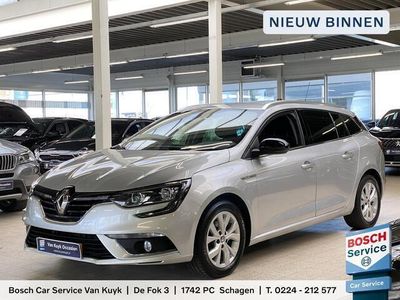 tweedehands Renault Mégane IV Estate 1.3 TCe Limited 116 Pk / NL-Auto / Keyless / DAB / Apple-carplay / Navi / Cruise-Control / Climate-Control / ELKTR-Pakket / Trekhaak / PDC Achter / LMV 16' / ENZ.