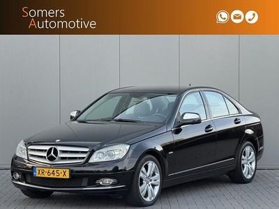 Zwart Occasion 2008 Mercedes C280 Avantgarde Sedan | € 7.950
