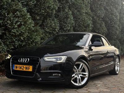 Occasion Audi A5 Cabriolet S-Line 224 PK (164 kW) 2014 Zwart Cabriolet