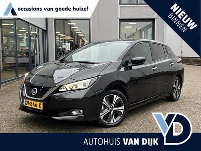 Zwart Occasion 2019 Nissan Leaf Tekna Hatchback | € 13.895 (Eerlijke prijs)
