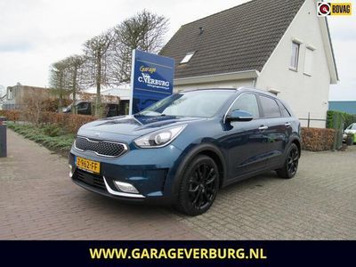 tweedehands Kia Niro 1.6 GDi Hybrid DynamicPlusLine (AdaptiveCruise,Navi,Camera,Keyless,PDC,1/2Leer,Stoel/stuurverwarming, JBL soundsystem)