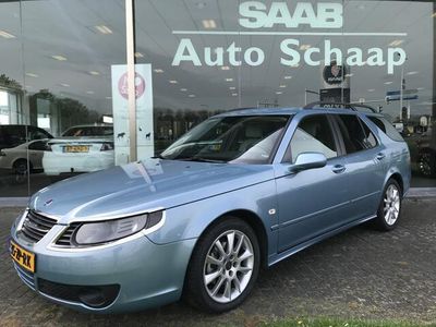tweedehands Saab 9-5 Estate 2.0t Vector Automaat | Rijklaar incl garantie | LPG G3 Donker glas Trekhaak