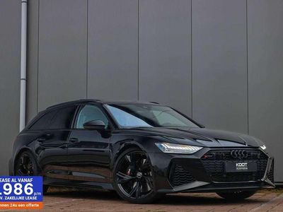 Zwart Gebruikt 2023 Audi RS6 S-Line Stationwagen | € 149.995