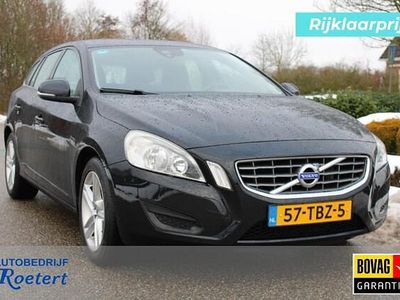 Occasion Volvo V60 Kinetic 150 PK (110 kW) 2012 Zwart Stationwagen