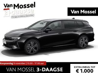 Zwart, metallic lak Nieuw 2025 Opel Astra Stationwagen | € 40.448 (Iets duurder)