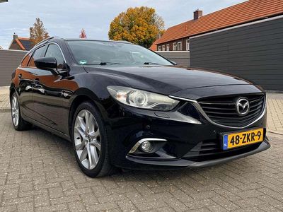 Zwart Gebruikt 2012 Mazda 6 Stationwagen | € 10.850