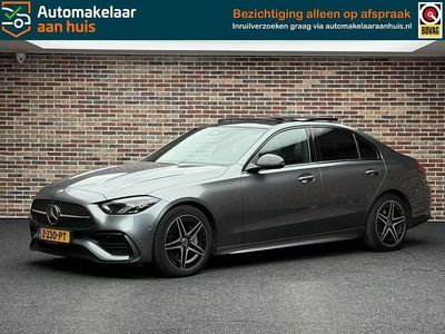 Grijs Occasion 2023 Mercedes C200 AMG line Sedan | € 42.900 (Eerlijke prijs)