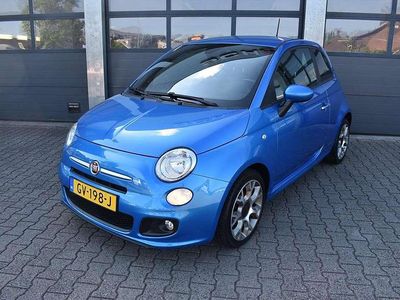 Blauw, metallic lak Occasion 2015 Fiat 500S Sport Hatchback | € 6.835 (Eerlijke prijs)