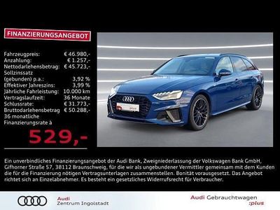 Blauw Occasion 2024 Audi A4 S-Line Stationwagen | € 49.093