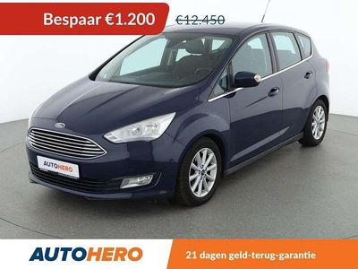 Blauw Gebruikt 2016 Ford C-MAX Titanium MPV | € 11.449 (Goede deal)