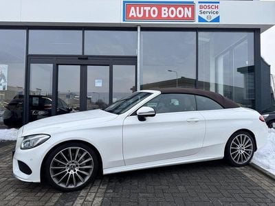 Wit Gebruikt 2018 Mercedes C180 AMG Line Premium Plus Cabriolet | € 27.950 (Eerlijke prijs)