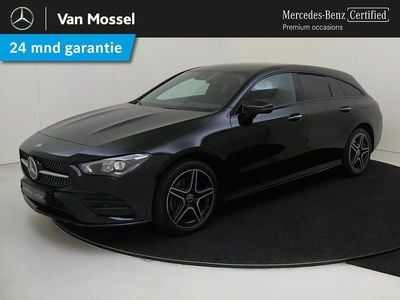 Zwart Gebruikt 2023 Mercedes CLA250 Shooting Brake AMG line Stationwagen | € 33.945 (Eerlijke prijs)