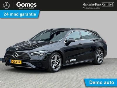 Zwart Occasion 2024 Mercedes CLA180 Shooting Brake AMG line Stationwagen | € 34.950 (Iets duurder)