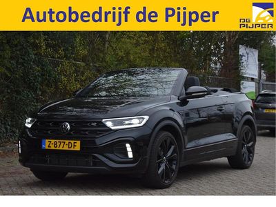 Zwart Gebruikt 2023 VW T-Roc Cabriolet R-line Cabriolet | € 36.950 (Eerlijke prijs)
