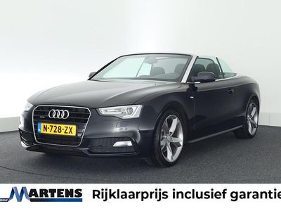 Occasion Audi A5 Cabriolet S-Line 211 PK (155 kW) 2013 Zwart Cabriolet