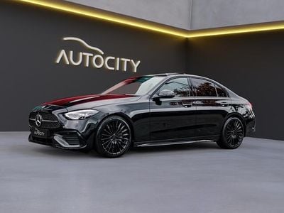 Occasion Mercedes C180 AMG line 170 PK (125 kW) 2021 Zwart Sedan