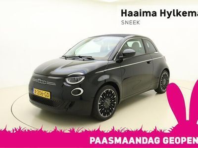 tweedehands Fiat 500C La Prima 42 kWh | NIEUW | Lederen bekleding | Électric te openen kap | Climate control | Getint glas | Navigatie