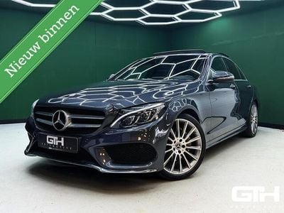 Grijs Occasion 2014 Mercedes C200 AMG Sedan | € 20.950 (Iets duurder)