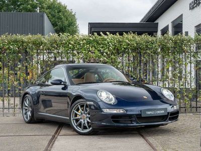 Occasion Porsche 911 Carrera Cabriolet 325 PK (239 kW) 2007 Blauw Cabriolet