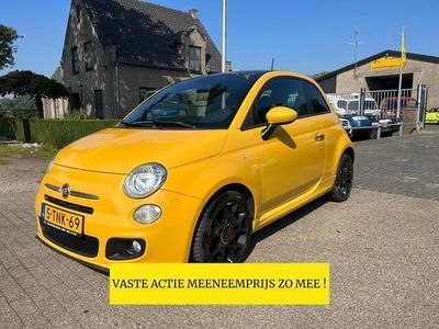 tweedehands Fiat 500S 500 0.9 TwinAir TurboSPORT UITVOERING MET OA ZWARTE HEMEL EN AIRCO !!