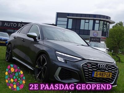 tweedehands Audi S3 Limousine 310 pk Quattro S-Line Automaat, F1-Flippers, Camera, Leder Sport Interieur, Navigatie, Multimedia, Airco/ECC, Cruisecontrol, Parkeersensoren, LM-velgen