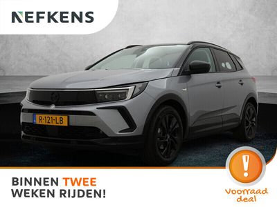 tweedehands Opel Grandland X GS Line 1.2 130pk | Handsfree achterklep | Rondom camera | Stuur- en voorstoelen verwarmd | Navigatie