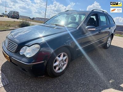 Occasion Mercedes C200 Elegance 122 PK (89 kW) 2004 Zwart Stationwagen