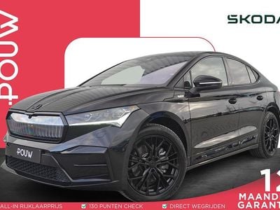 Zwart Gebruikt 2023 Skoda Enyaq iV RS SUV | € 37.950 (Eerlijke prijs)