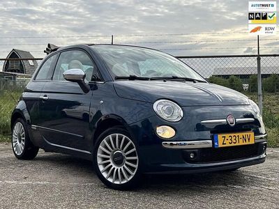 Blauw Occasion 2014 Fiat 500C Lounge Cabriolet | € 7.950 (Eerlijke prijs)