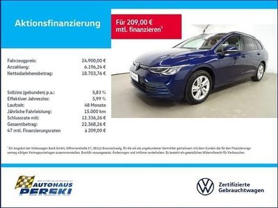 Blauw Gebruikt 2022 VW Golf VIII Life Stationwagen | € 24.817 (Eerlijke prijs)