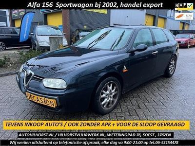 tweedehands Alfa Romeo 156 Sportwagon 2.0 JTS Distinctive , HANDEL EXPORT, SLOOP, DIVERSE AUTO'S