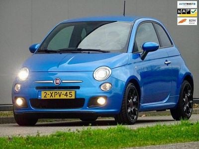 Blauw (metallic) Occasion 2015 Fiat 500S Sport Hatchback | € 6.890 (Eerlijke prijs)