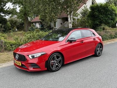 Rood Gebruikt 2018 Mercedes A200 AMG Hatchback | € 17.995 (Eerlijke prijs)