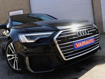 Zwart Gebruikt 2022 Audi A6 S-Line Stationwagen | € 24.950